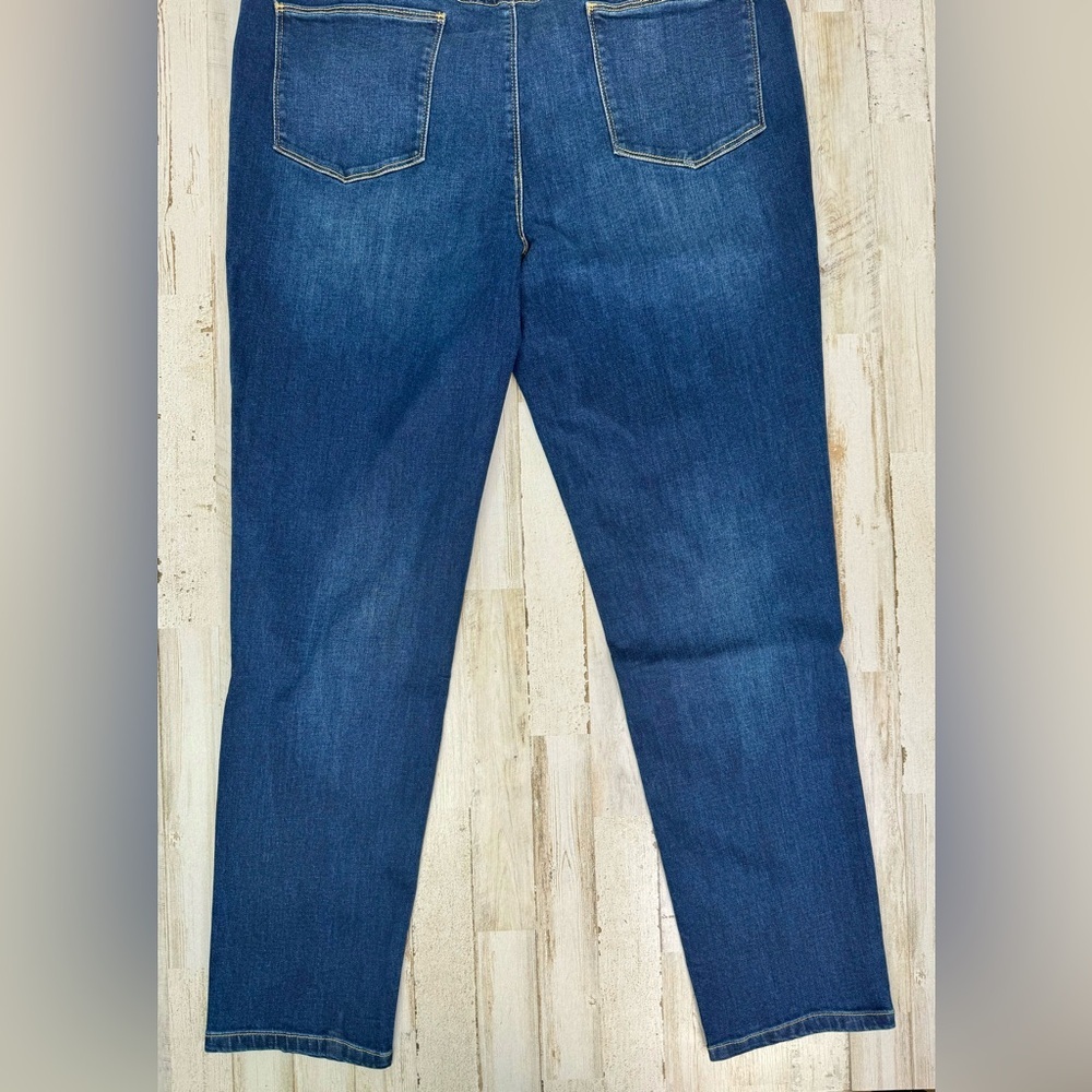 CHICO’S The Platinum Jeggings 3 Blue Denim Slim Tapered Fit NWT - Picture 10 of 10